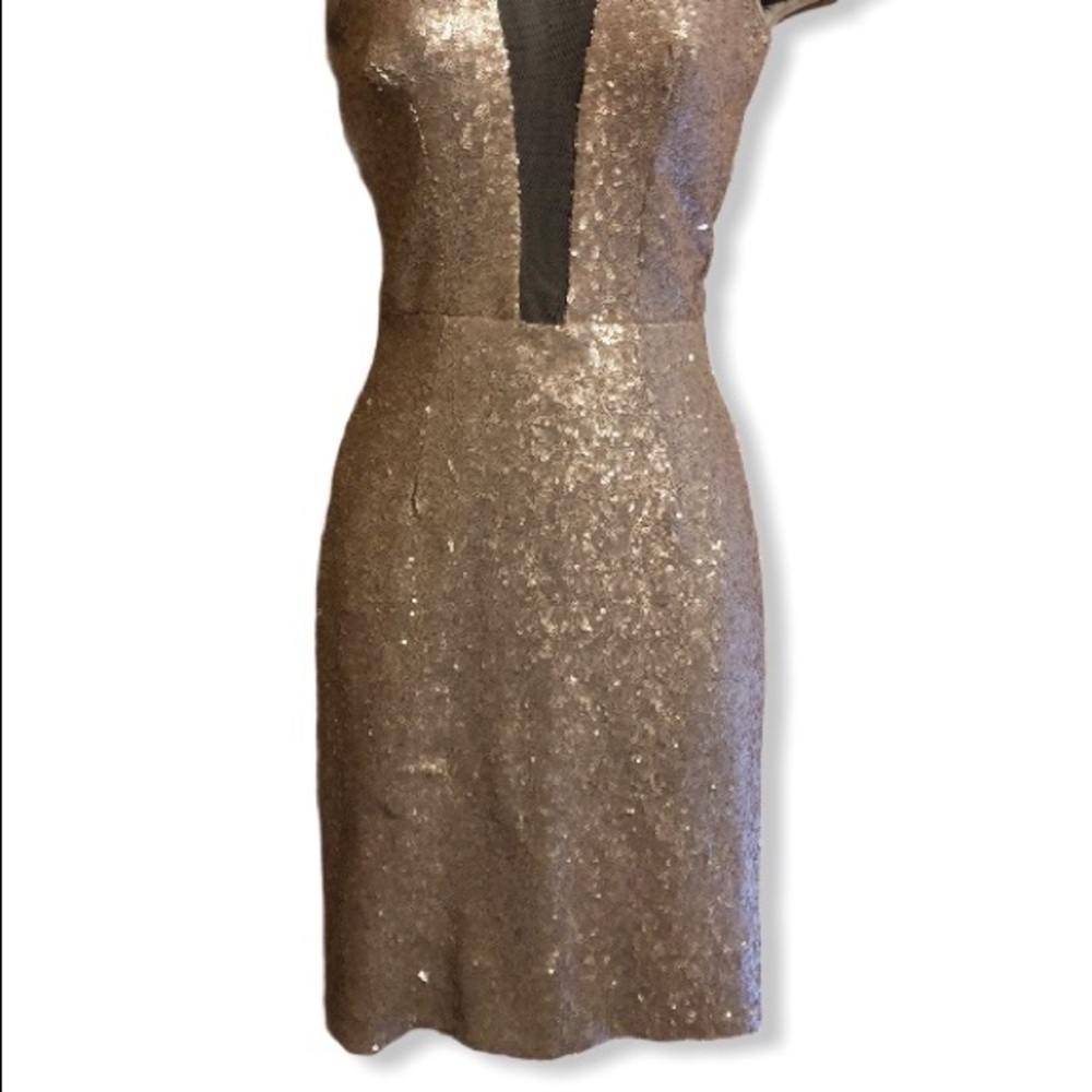 SOLD Dress the Population sequined deep v neck - Picture 5 of 8